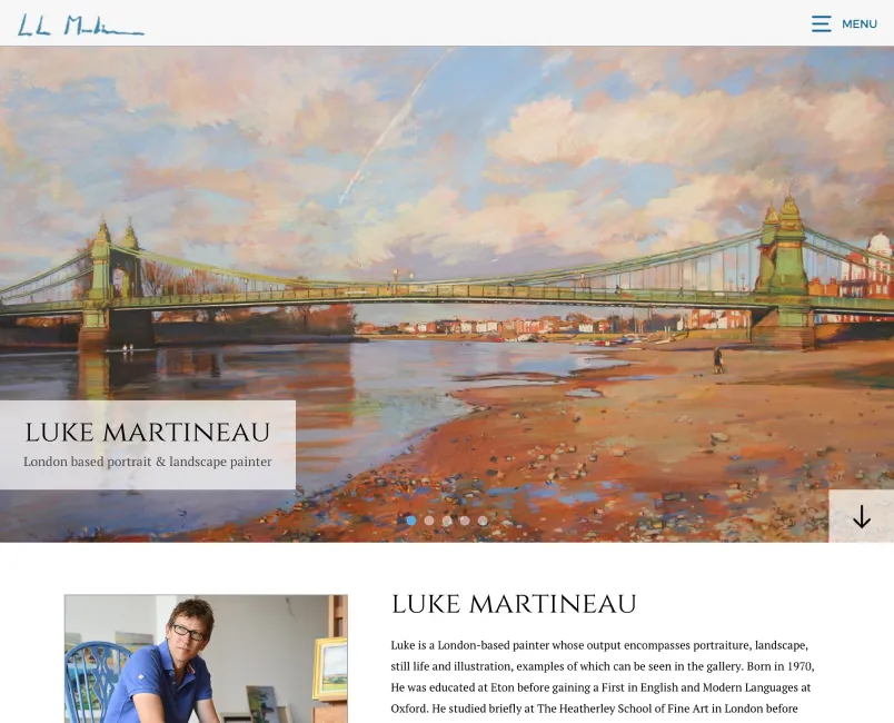 Luke Martineau website thumbnail