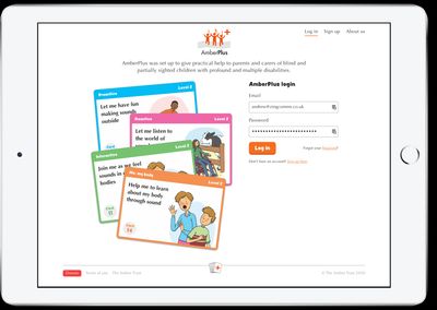 Login screen desktop design